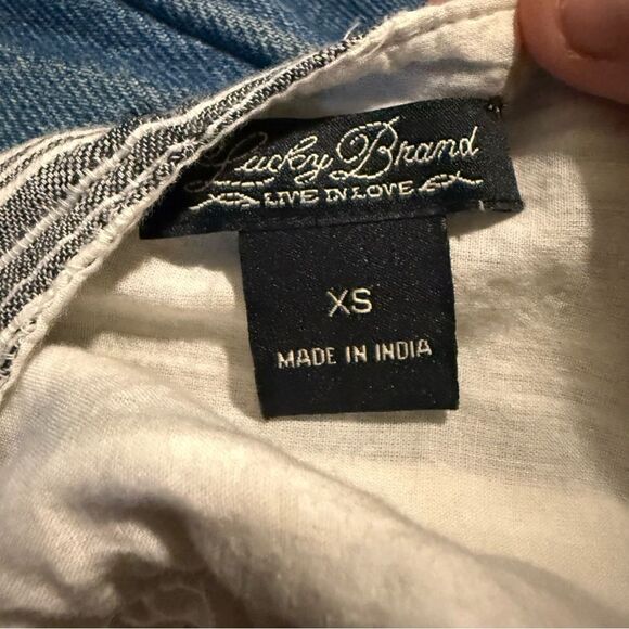 Lucky brand, live in love Womens XS open front tie cardigan - Picture 2 of 6